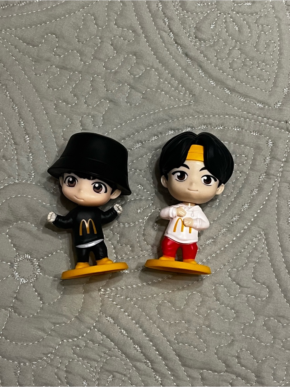 McDonald's Character Figures - Black & White with Yellow Accents